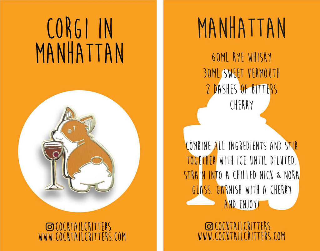 Corgi x Manhattan Pin - Shop Avnu
