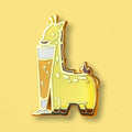 Giraffe x Beer Pin - Shop Avnu