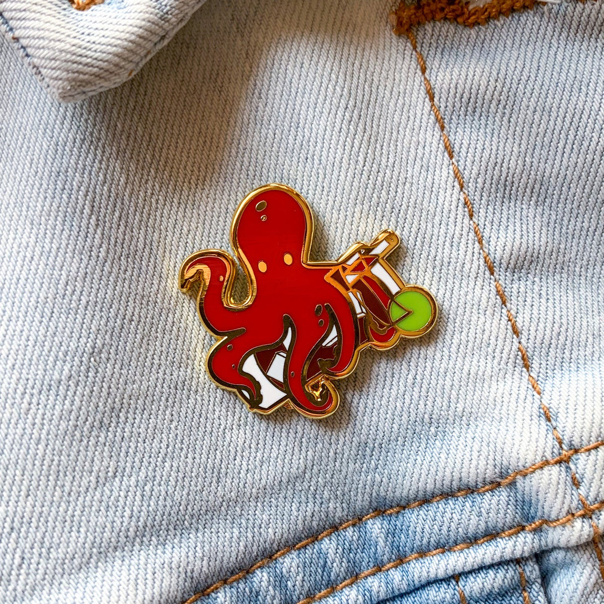 Octopus x Dark n' Stormy Pin - Shop Avnu