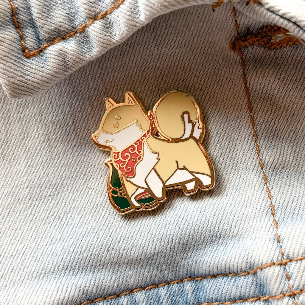 Shiba Inu x Sake Pin - Shop Avnu