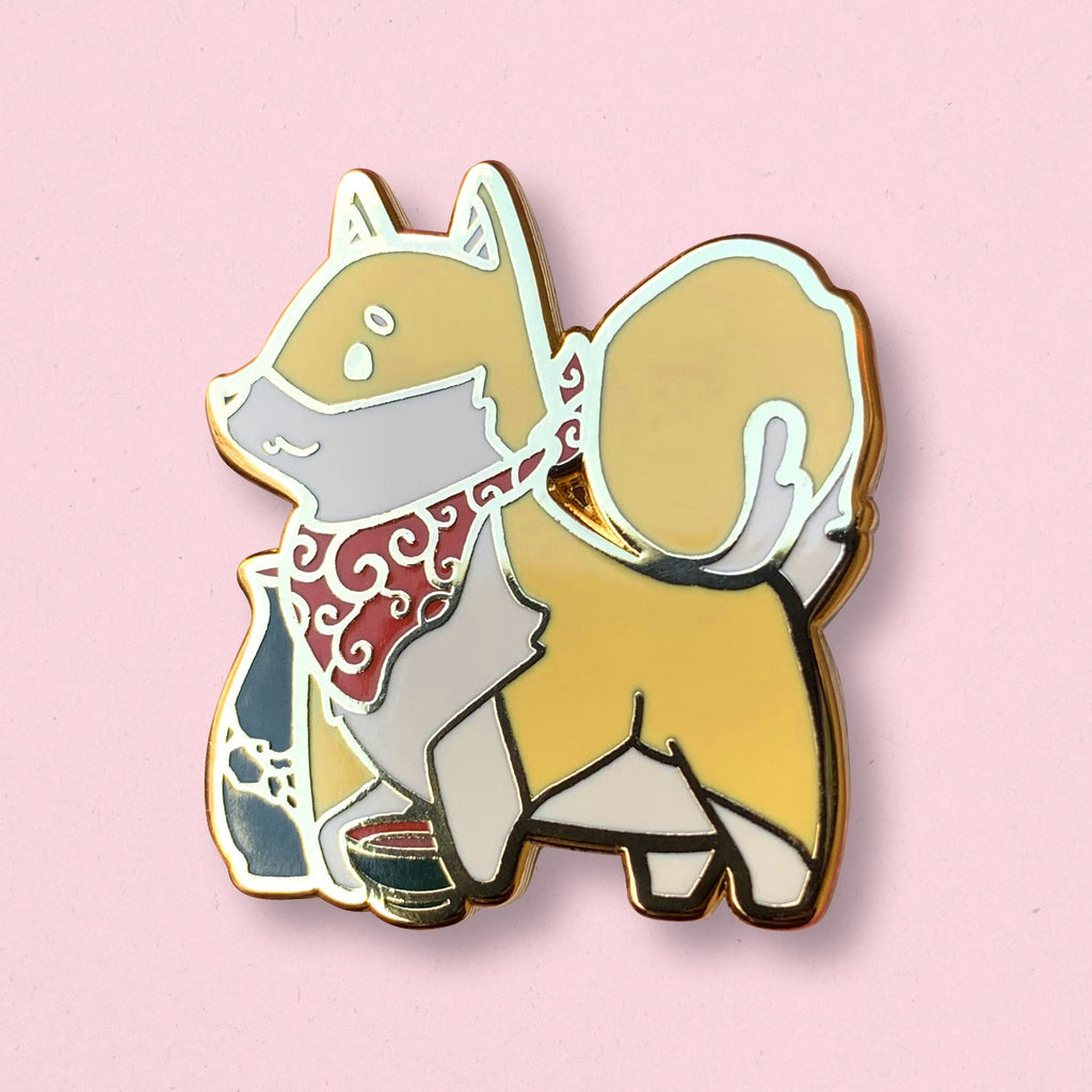 Shiba Inu x Sake Pin - Shop Avnu