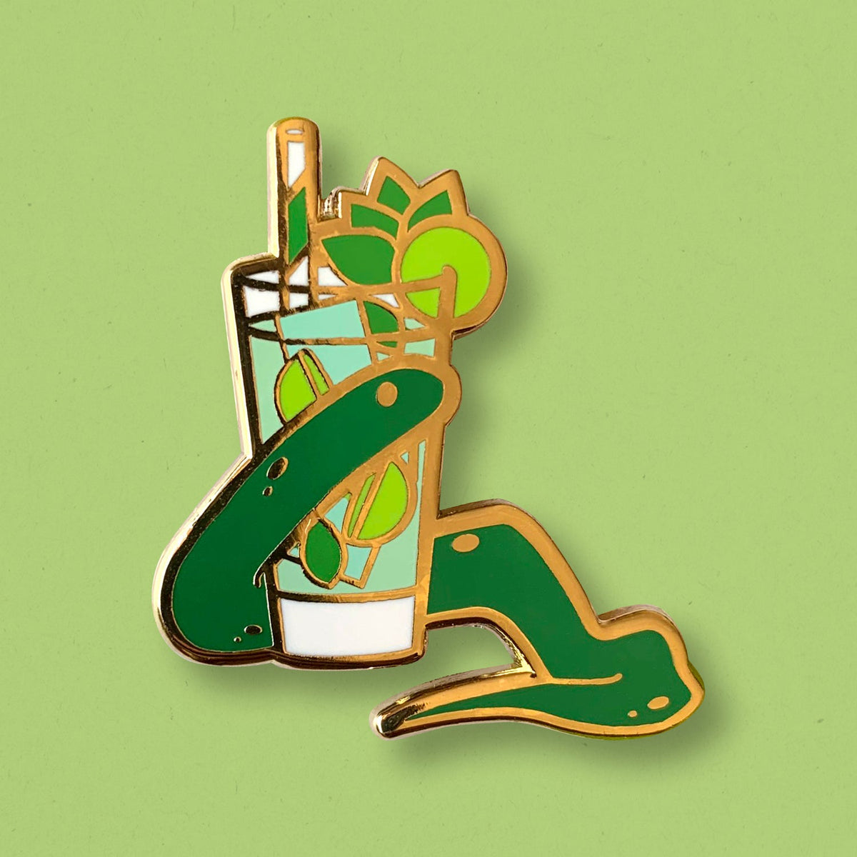 Snake x Mojito Pin - Shop Avnu