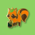 Tanuki x Matcha Tea Pin - Shop Avnu