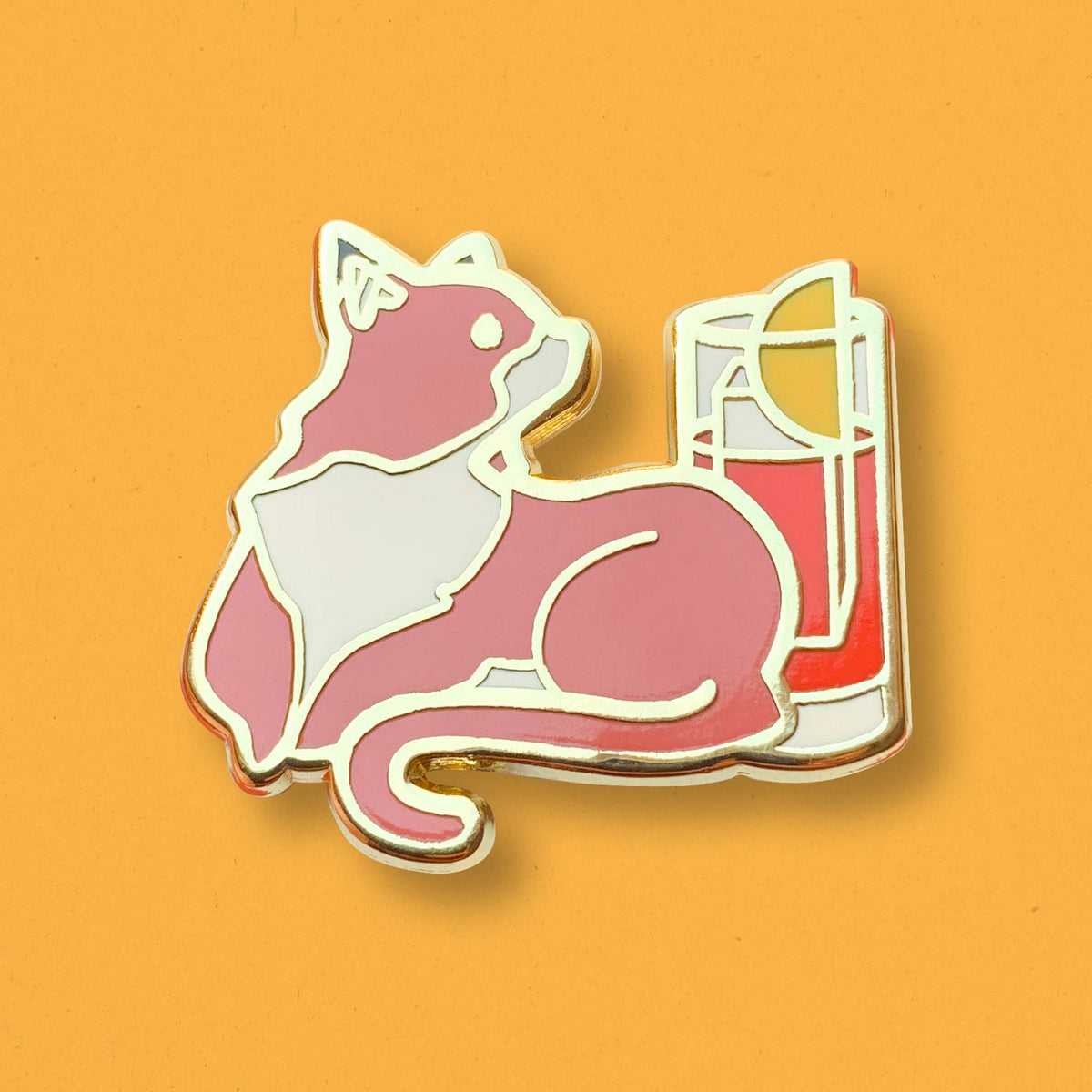 Cat x Americano Pin - Shop Avnu