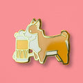 Corgi x Beer Pin - Shop Avnu