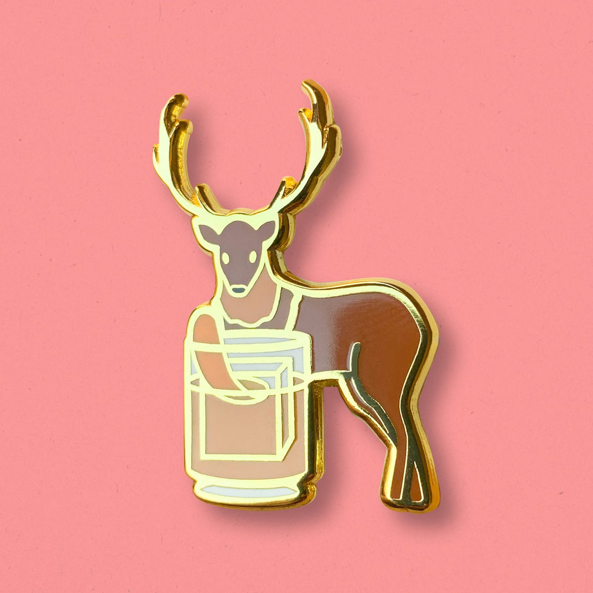 Deer x Old Fashioned Pin - Shop Avnu