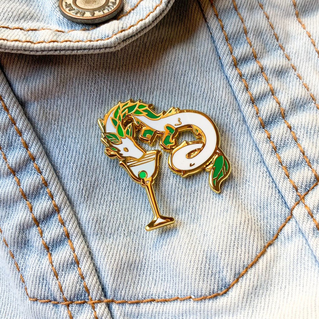 Dragon x Martini Pin
