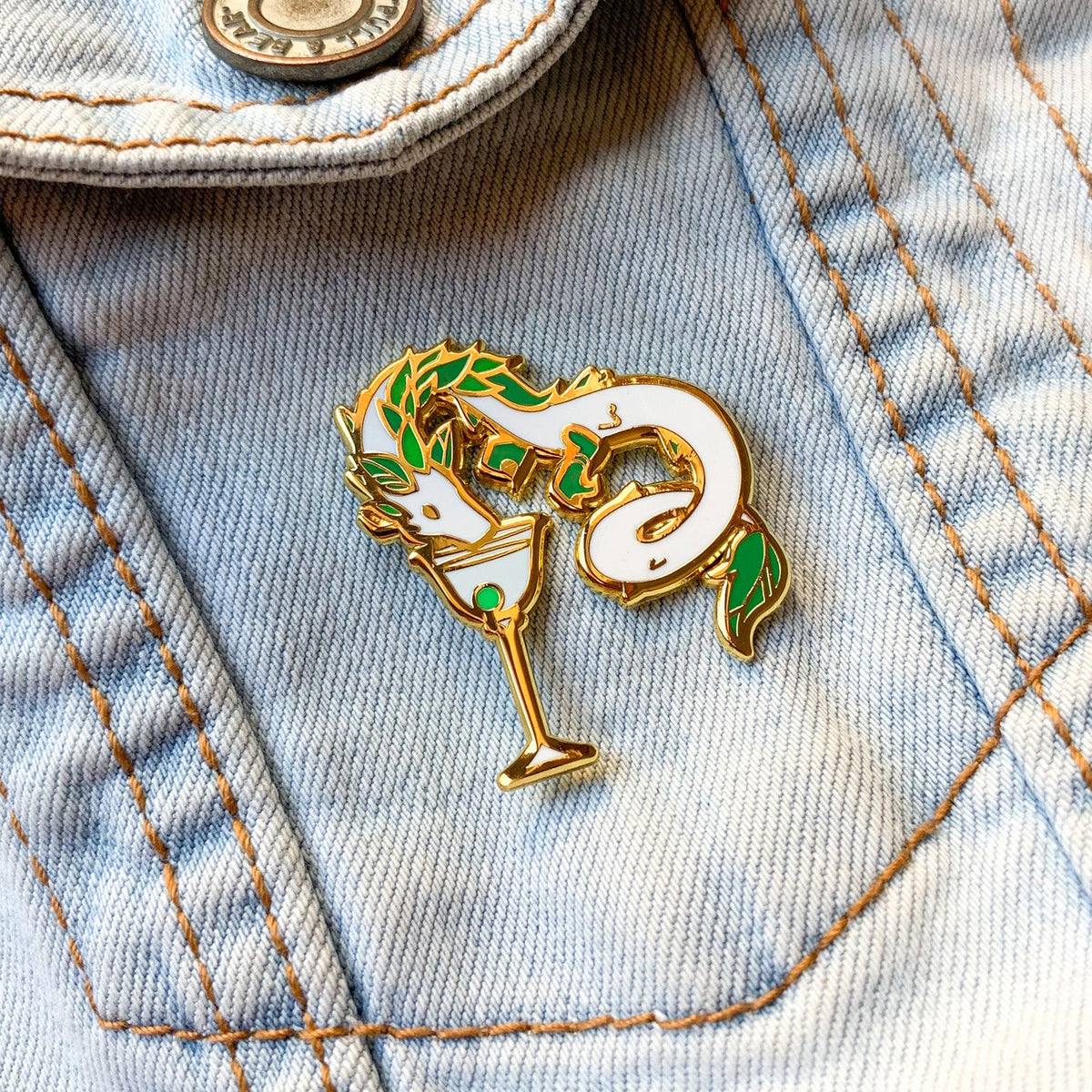 Dragon x Martini Pin