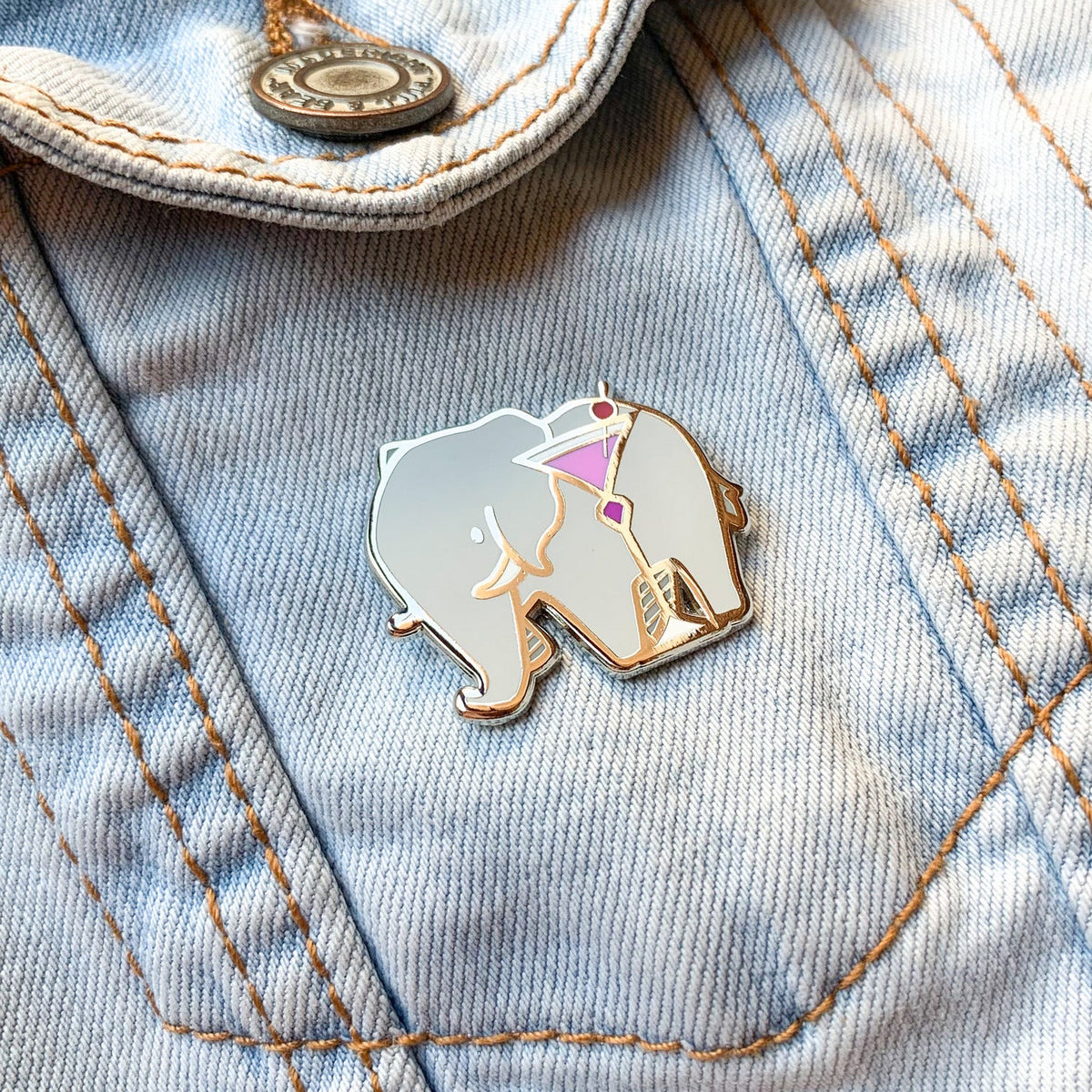 Elephant x Aviation Pin - Shop Avnu