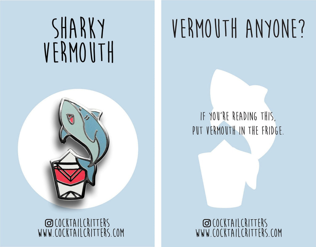 Great White Shark x Vermouth Pin - Shop Avnu