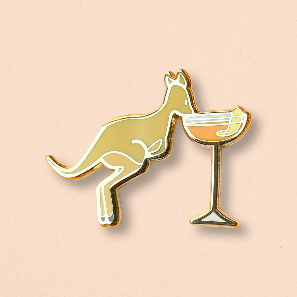 Kangaroo x Sidecar Pin - Shop Avnu