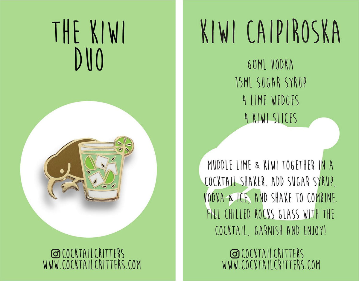 Kiwi x Caipiroska Pin - Shop Avnu