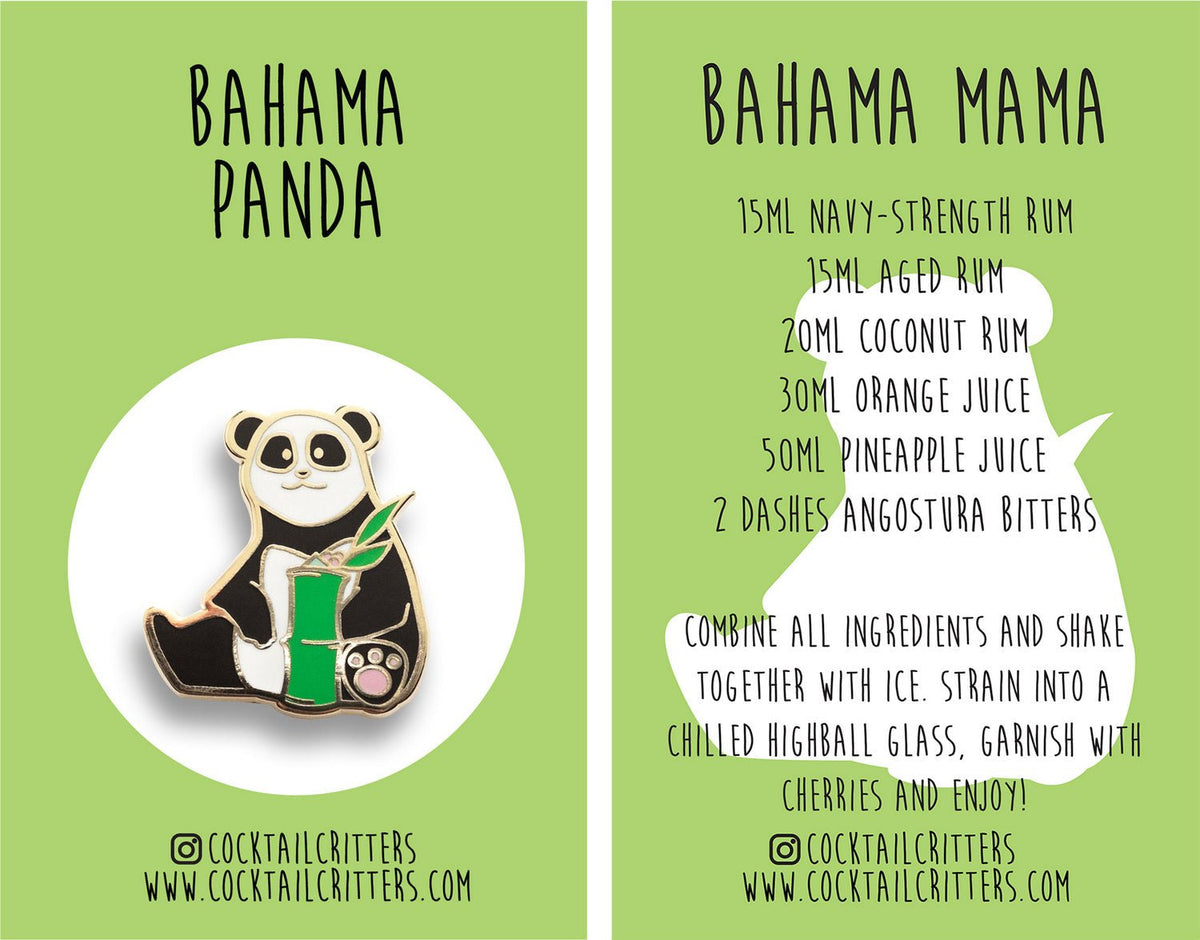Panda x Bahama Mama Pin - Shop Avnu