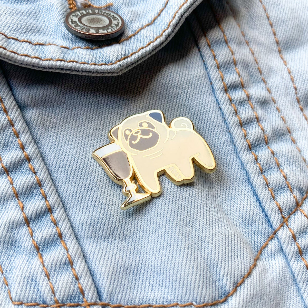Pug x Irish Coffee Pin - Shop Avnu