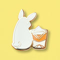 Rabbit x Whisky Pin - Shop Avnu