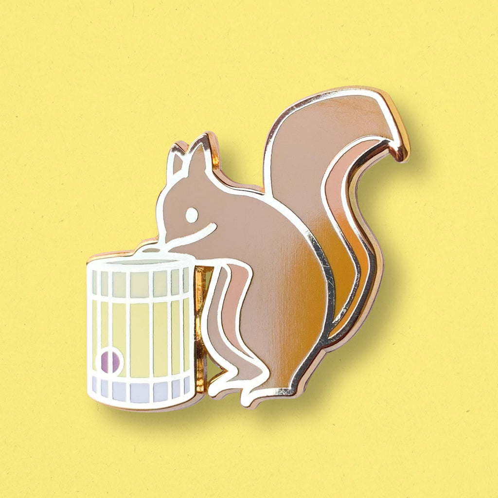 Squirrel x Amaretto Sour Pin - Shop Avnu