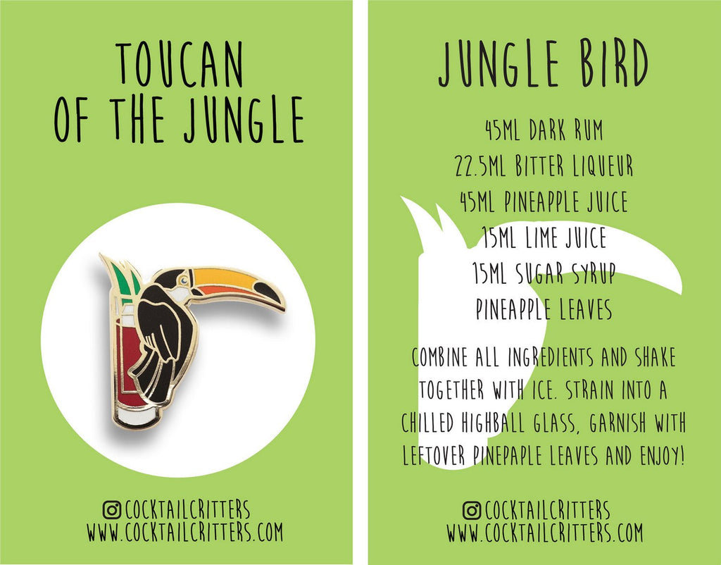 Toucan x Jungle Bird Pin - Shop Avnu