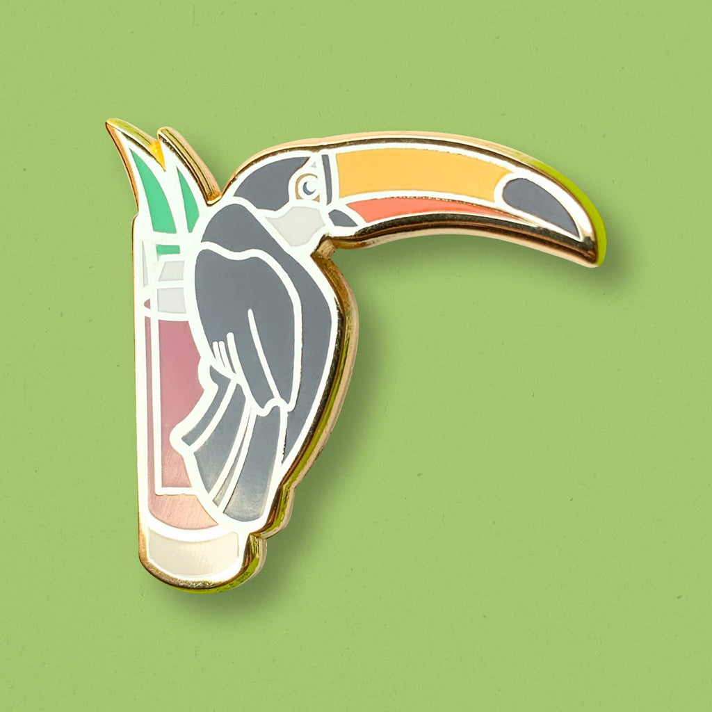 Toucan x Jungle Bird Pin - Shop Avnu