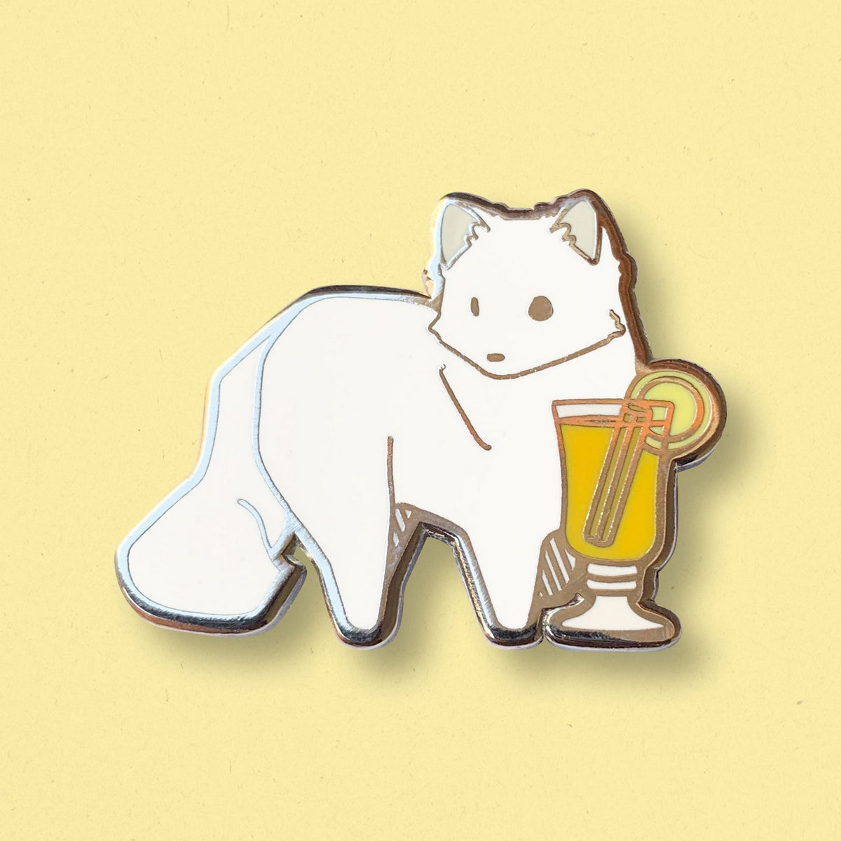 Arctic Fox x Hot Toddy Pin - Shop Avnu