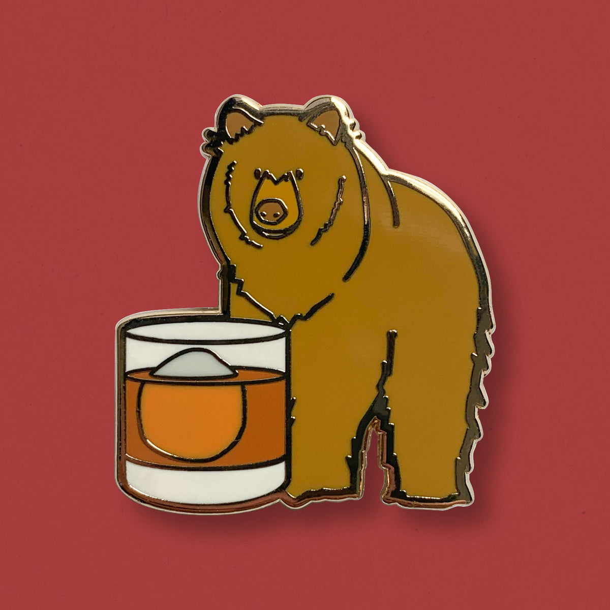 Big Bear Bourbon Pin - Shop Avnu