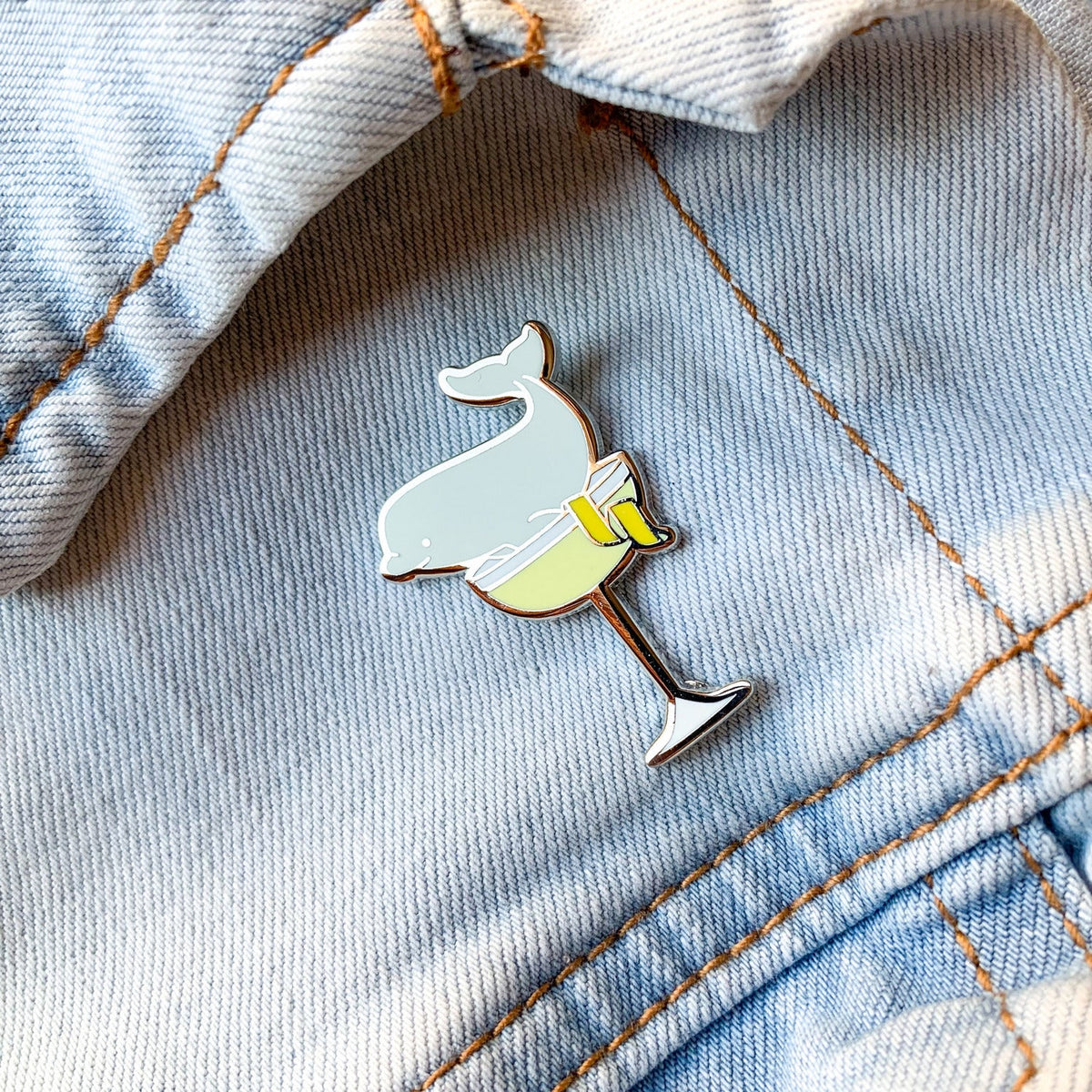 Beluga x White Lady Pin - Shop Avnu