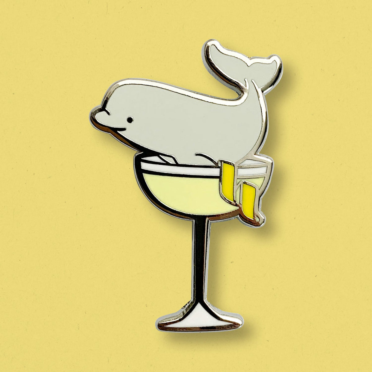 Beluga x White Lady Pin - Shop Avnu