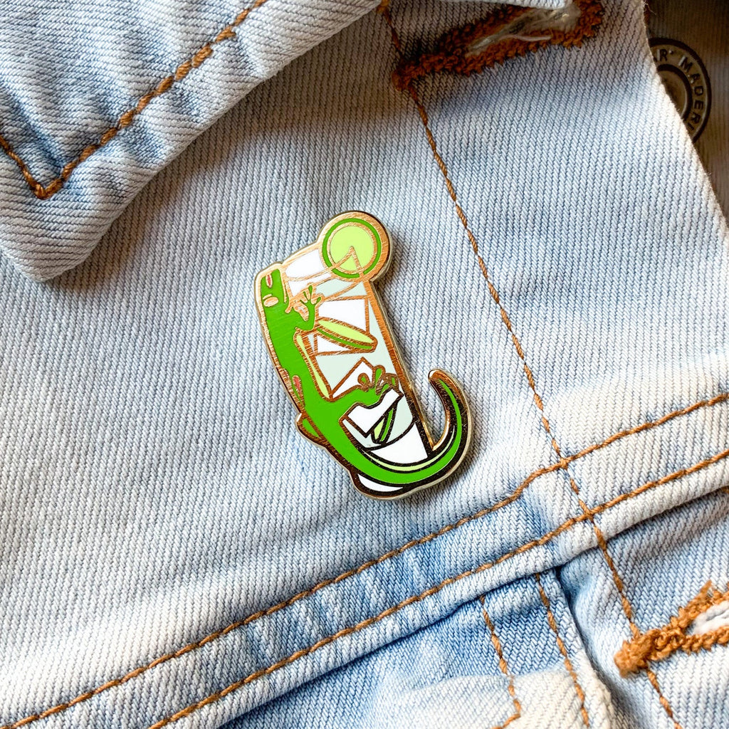 Gecko x Gin & Tonic Pin - Shop Avnu