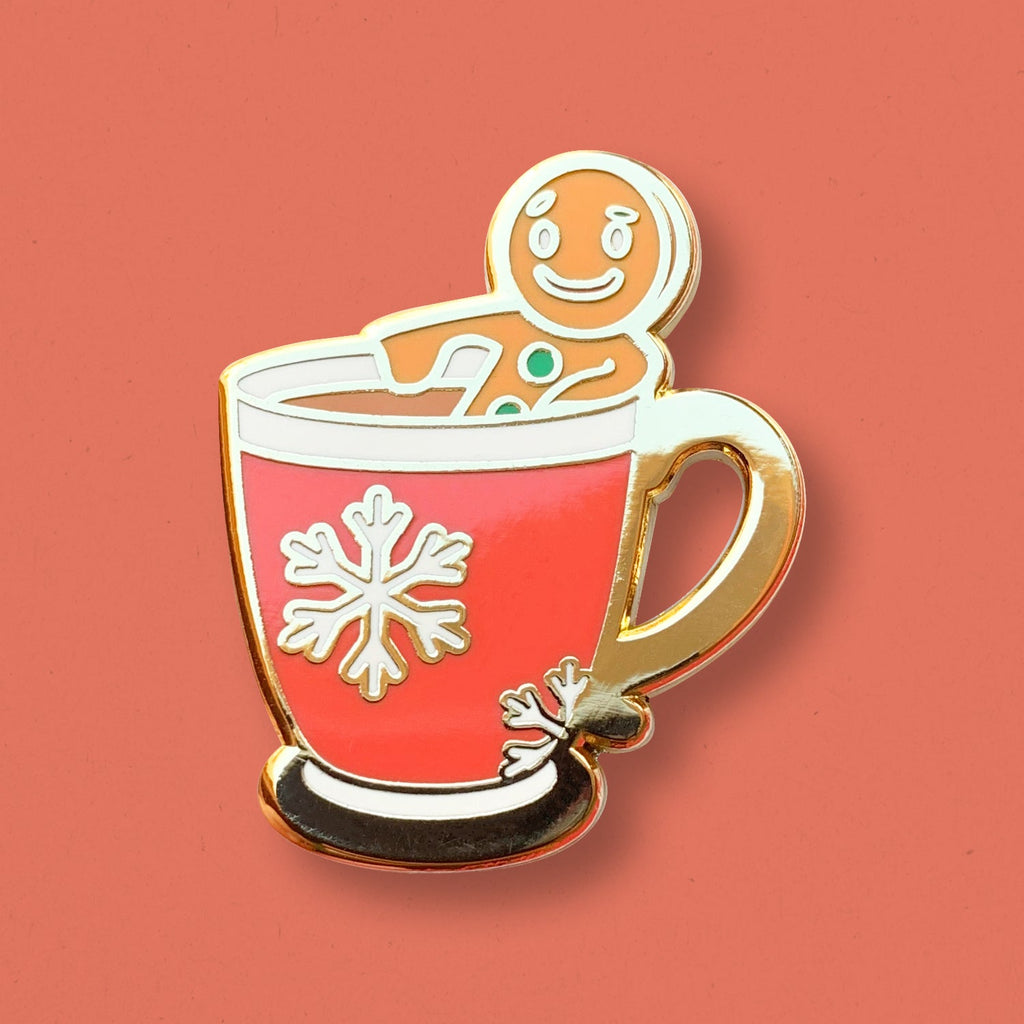 Gingerbread Martini Pin - Shop Avnu