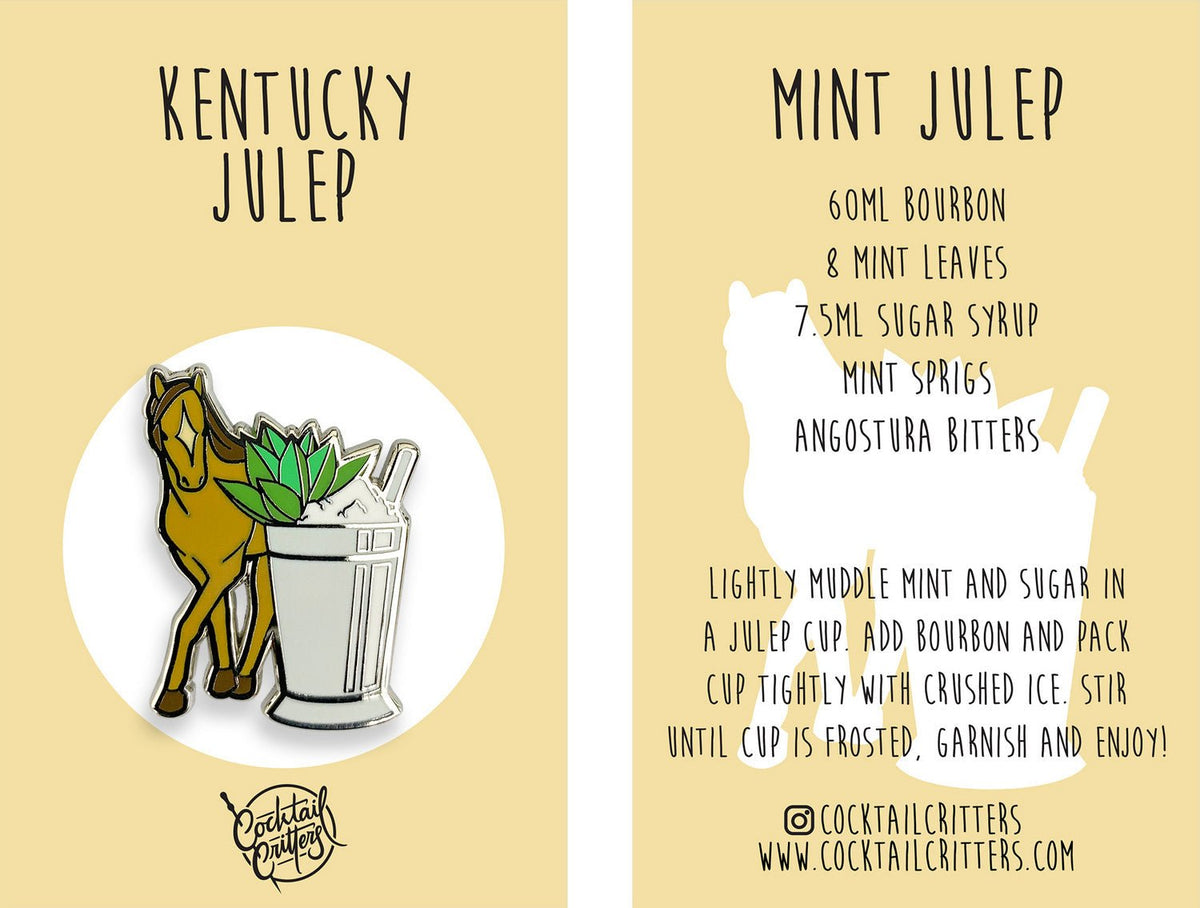 Horse x Mint Julep Pin - Shop Avnu