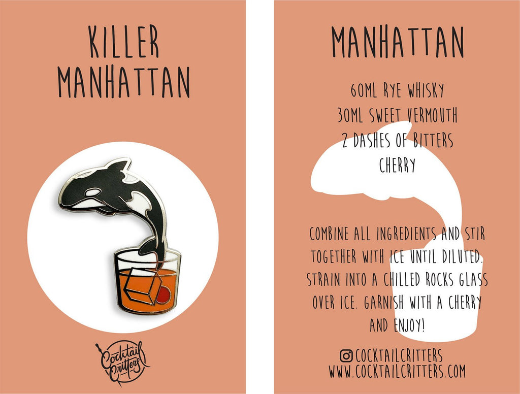 Killer Whale x Manhattan Pin - Shop Avnu