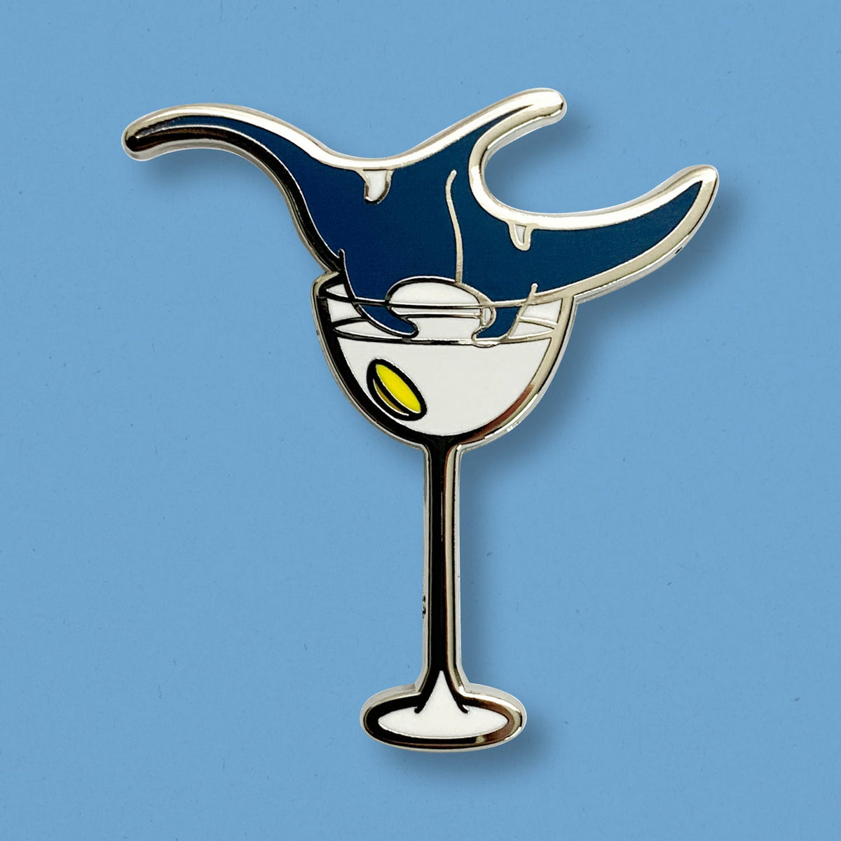 Manta Ray x Vesper Martini Pin - Shop Avnu