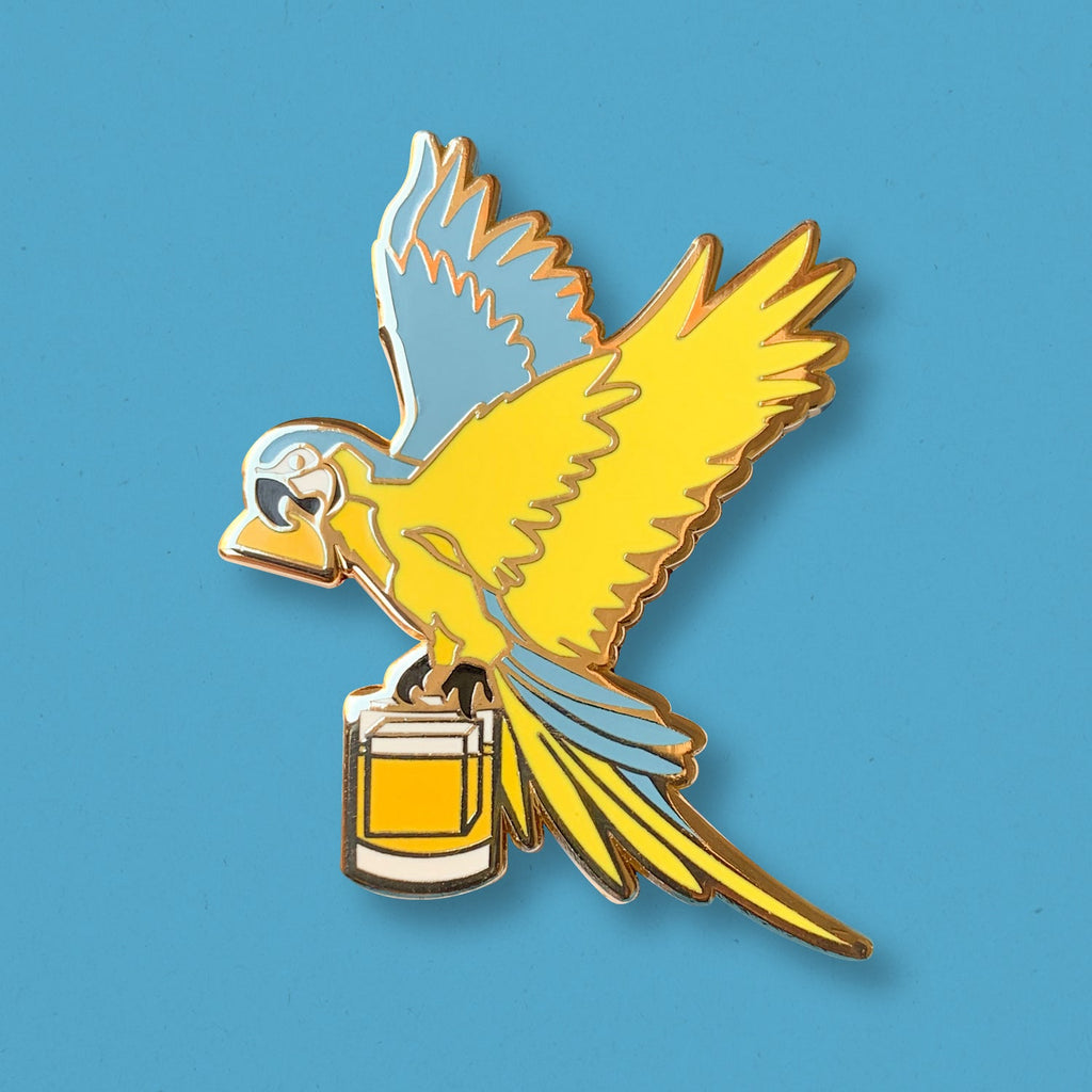 Parrot x Gin & Juice Pin - Shop Avnu