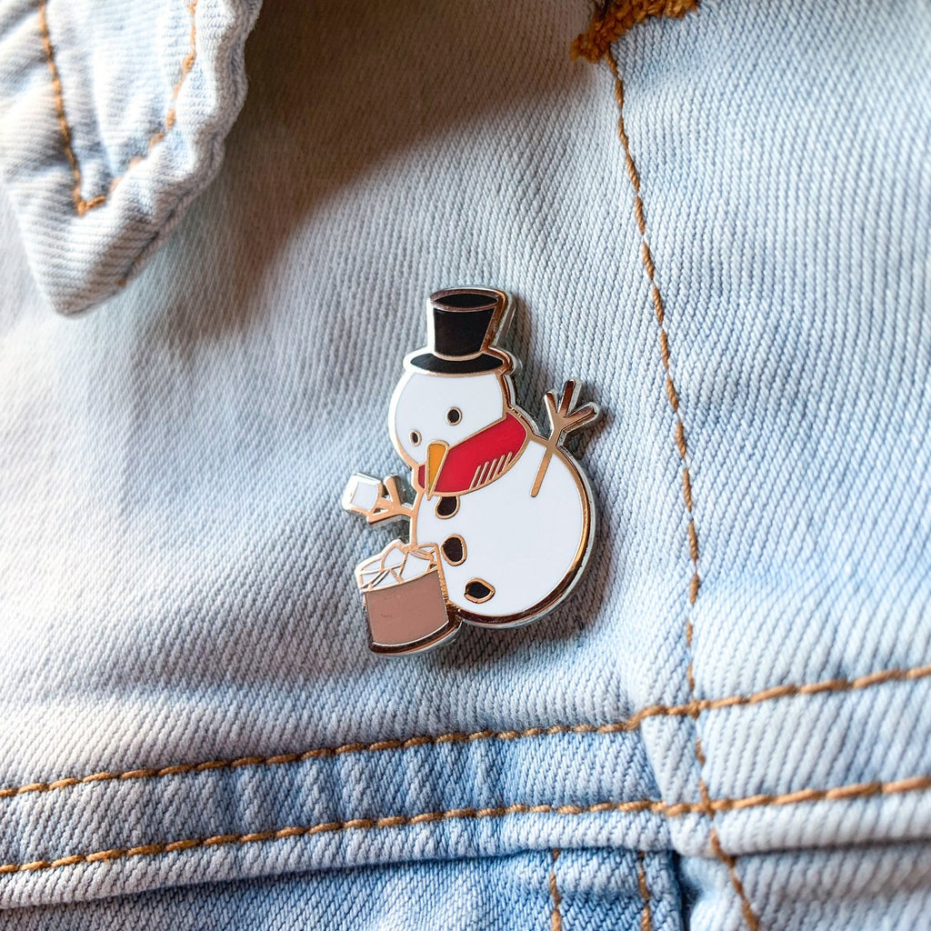 Frosty Snowman x Christmas Chocolate Pin - Shop Avnu