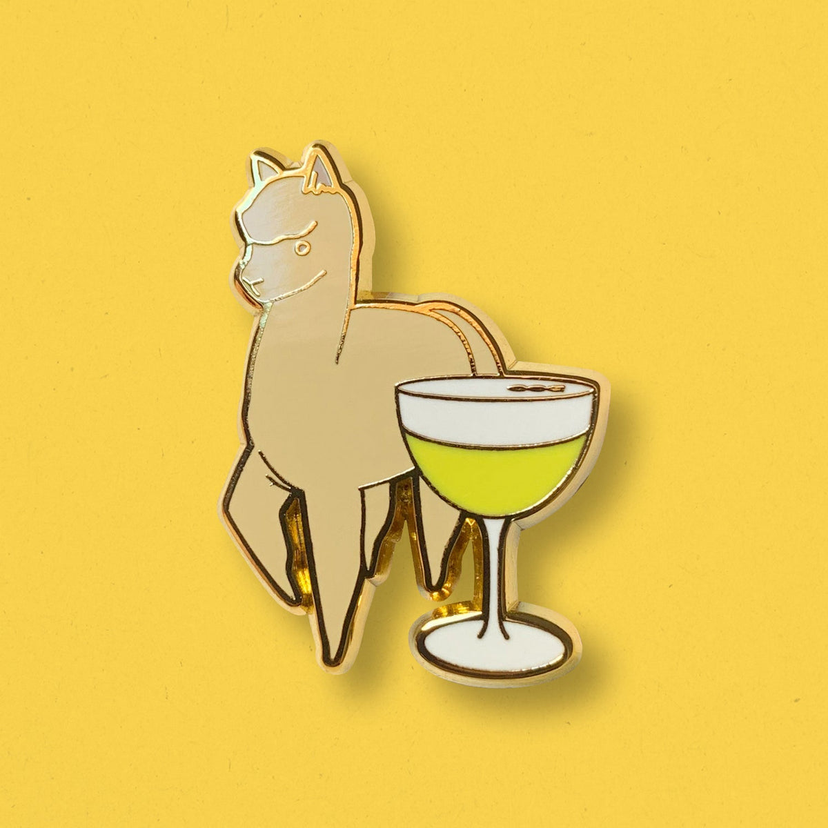 Alpaca x Pisco Sour Pin - Shop Avnu