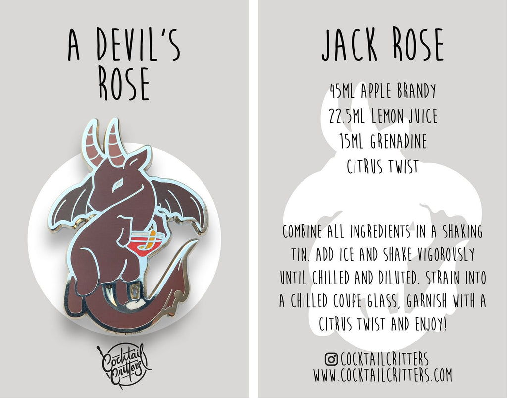 Jersey Devil x Jack Rose Pin - Shop Avnu