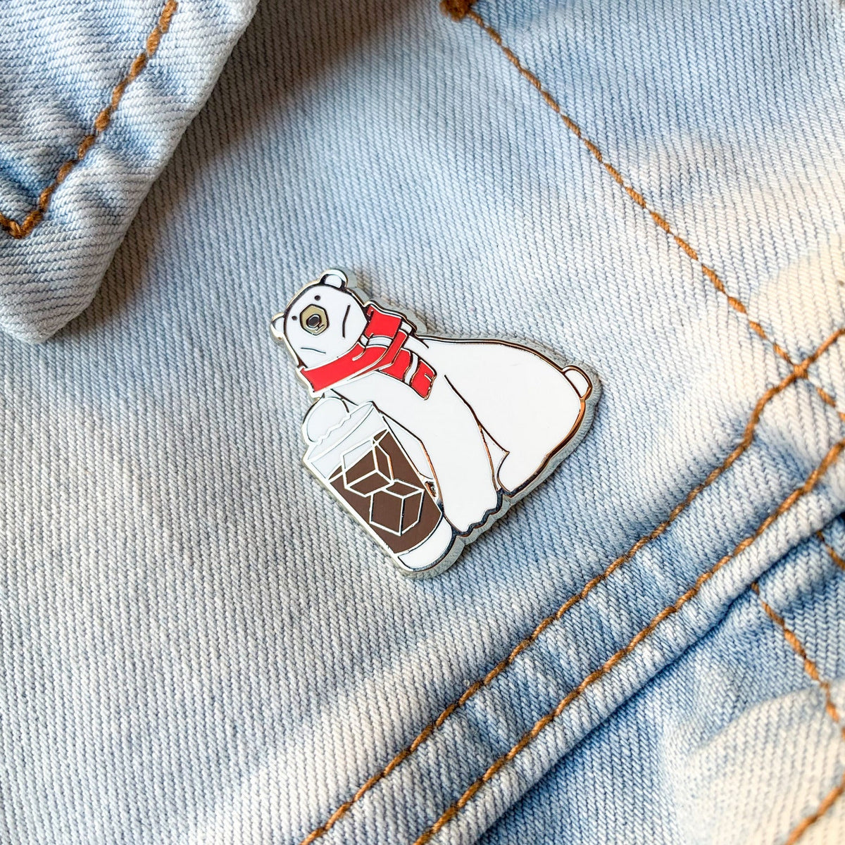 Polar Bear x Jack & Coke Pin - Shop Avnu