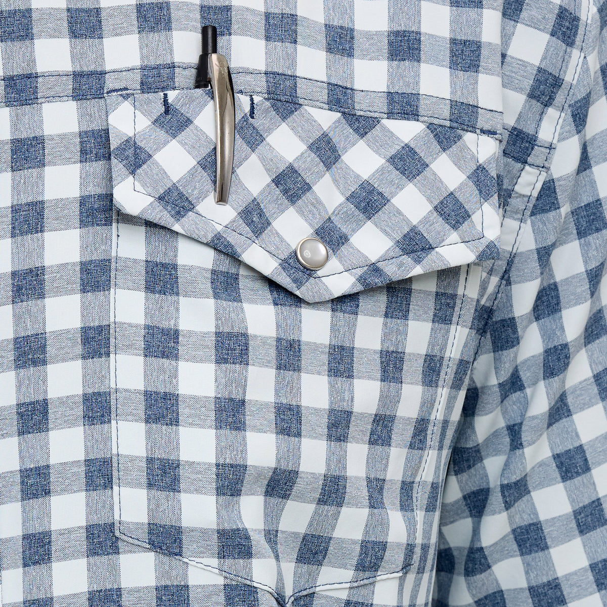Deep Water Pearl Snap Shirt