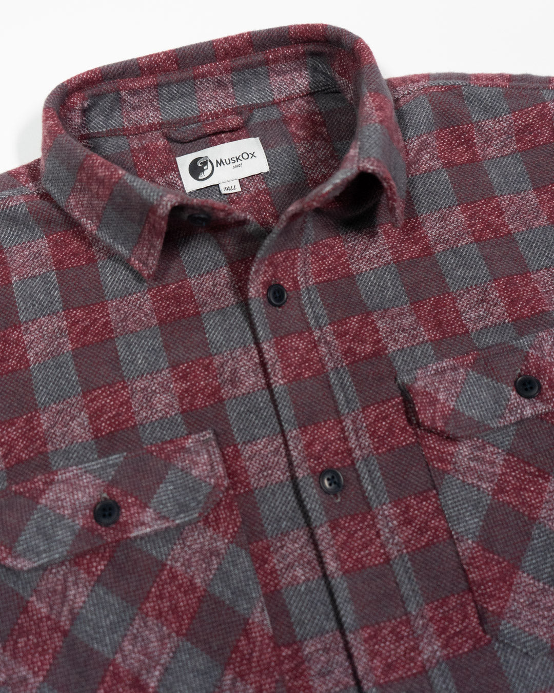 Grand Flannel, Burgundy