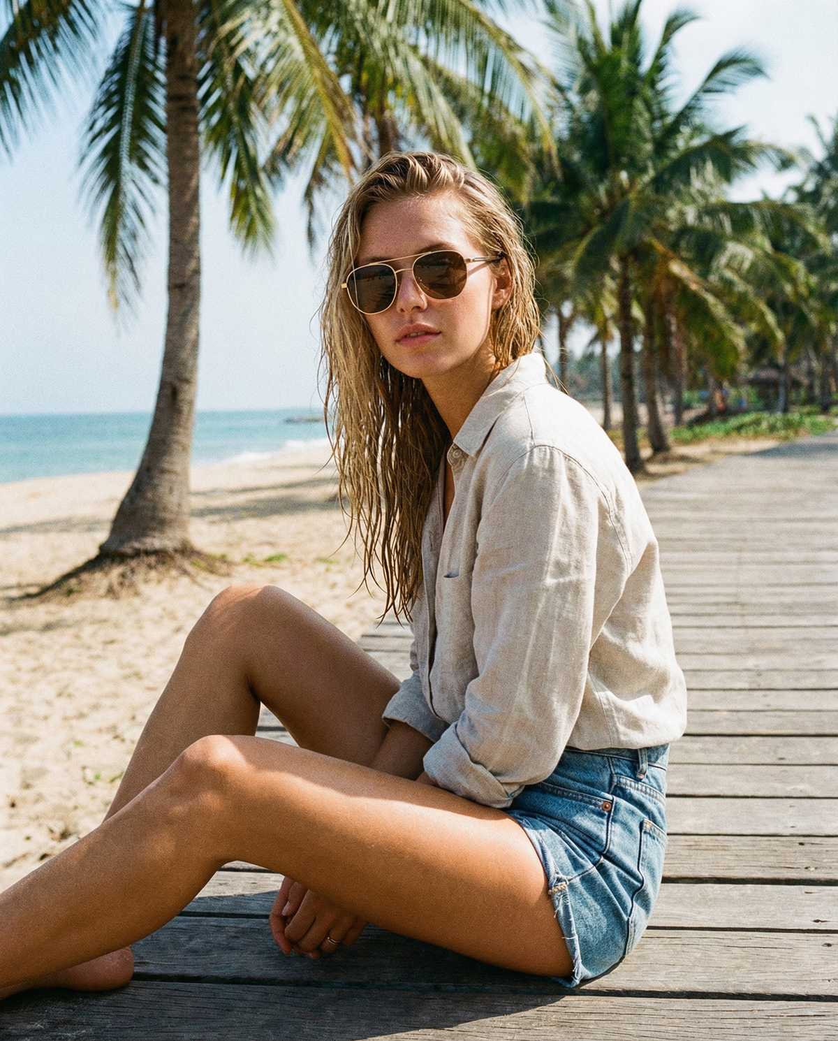 OHO's 2141B Polarized Aviator Sunglasses