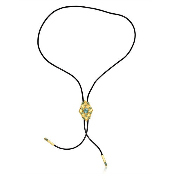 Desert Ridge Turquoise Bolo Tie - Shop Avnu