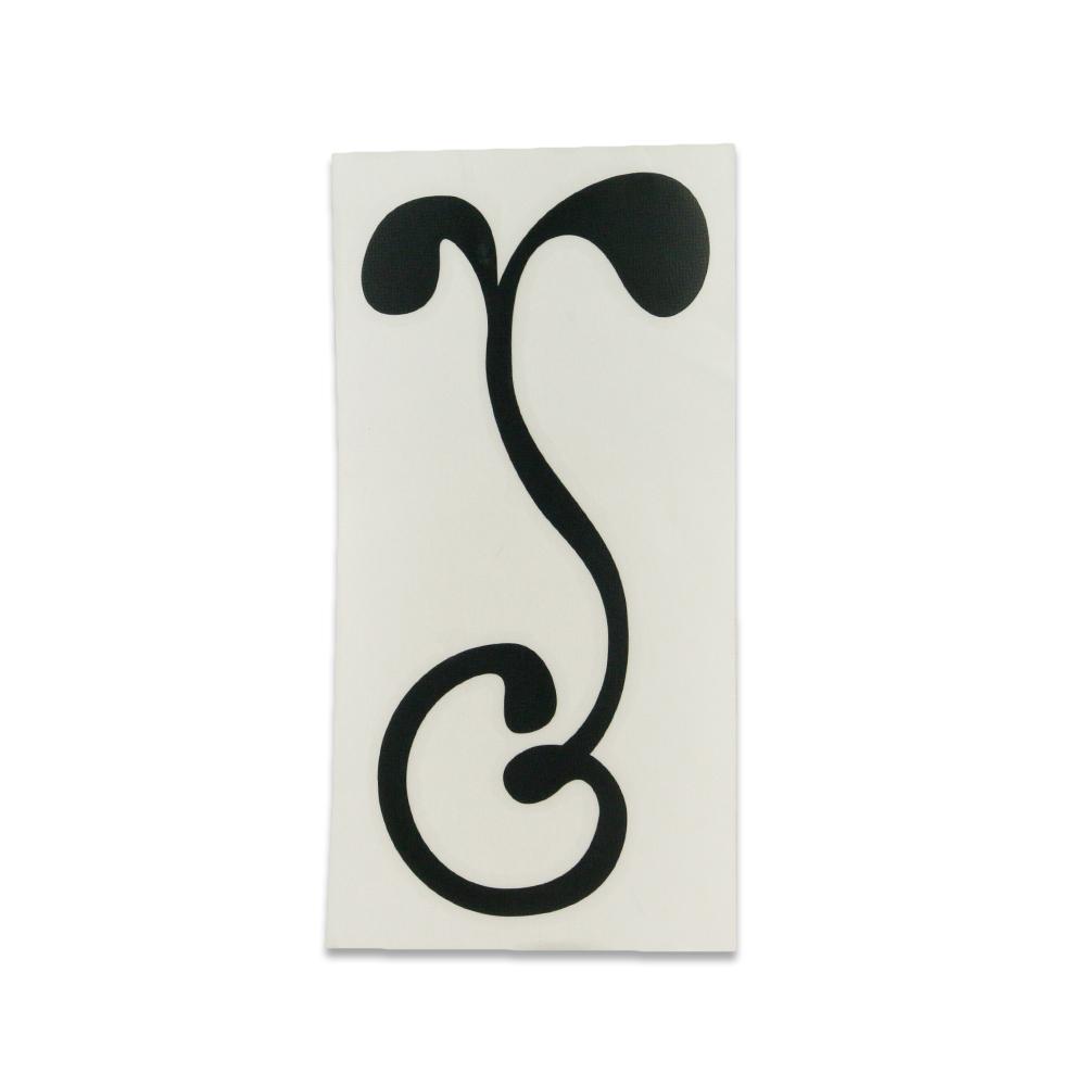 G Sprout 7" Black Kiss Cut Sticker - Shop Avnu