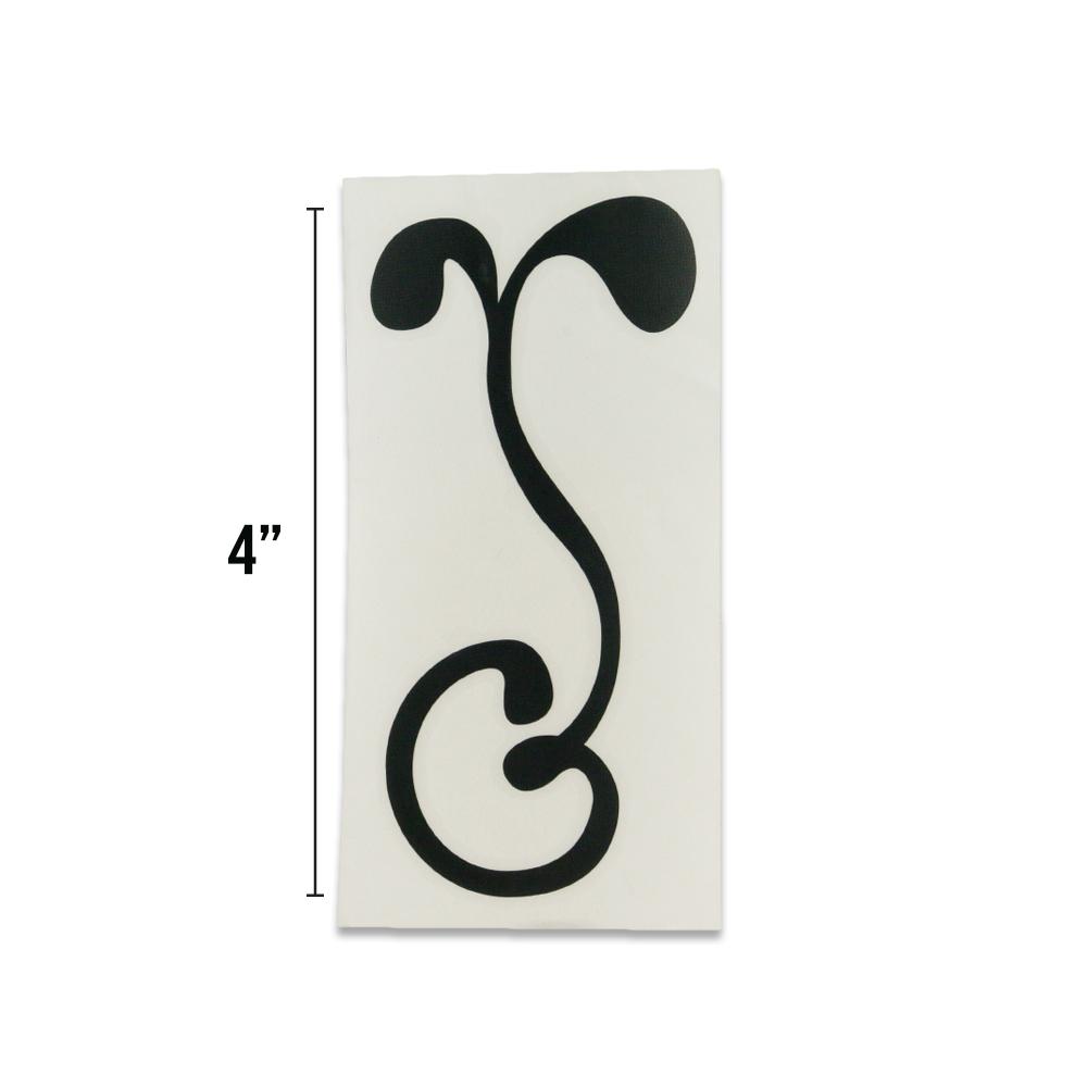 G Sprout 4" Black Kiss Cut Sticker - Shop Avnu