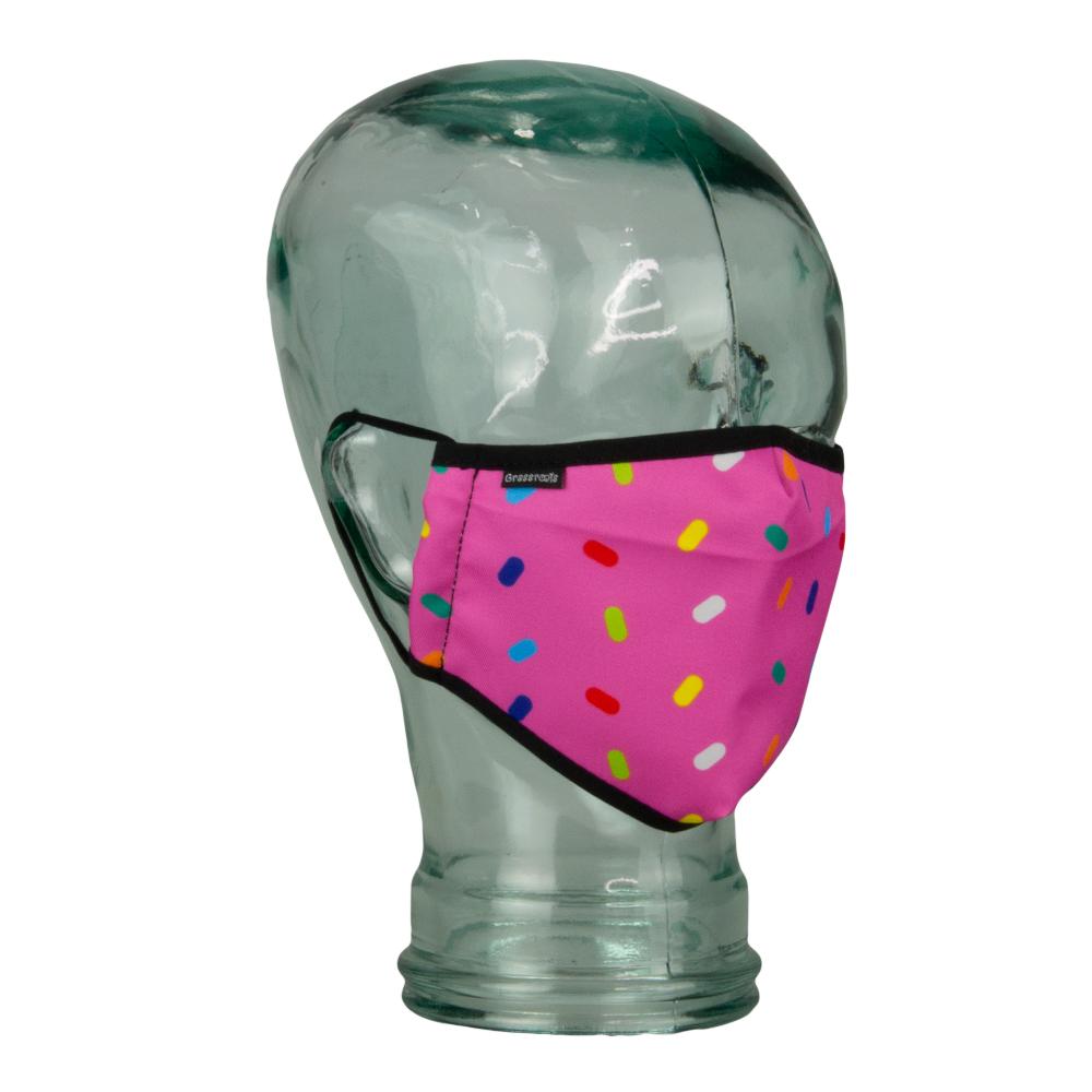 KGB Glass Sprinkles Pink Facemask - Shop Avnu