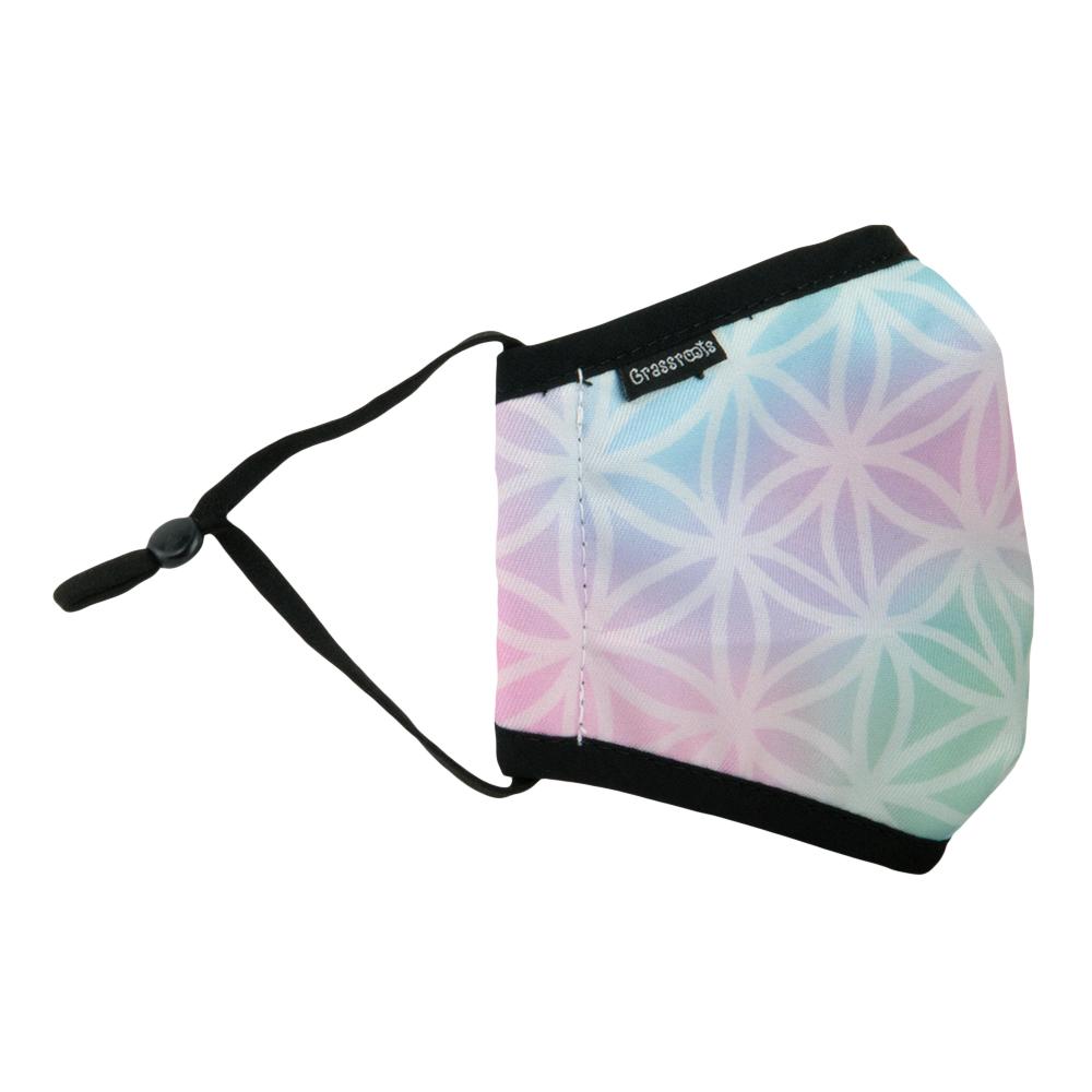 Flower of Life Pastel Kids Mask - Shop Avnu