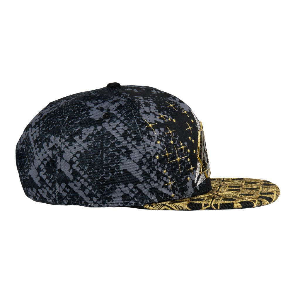 Celestial Serpent V2 Black Snapback Hat - Shop Avnu