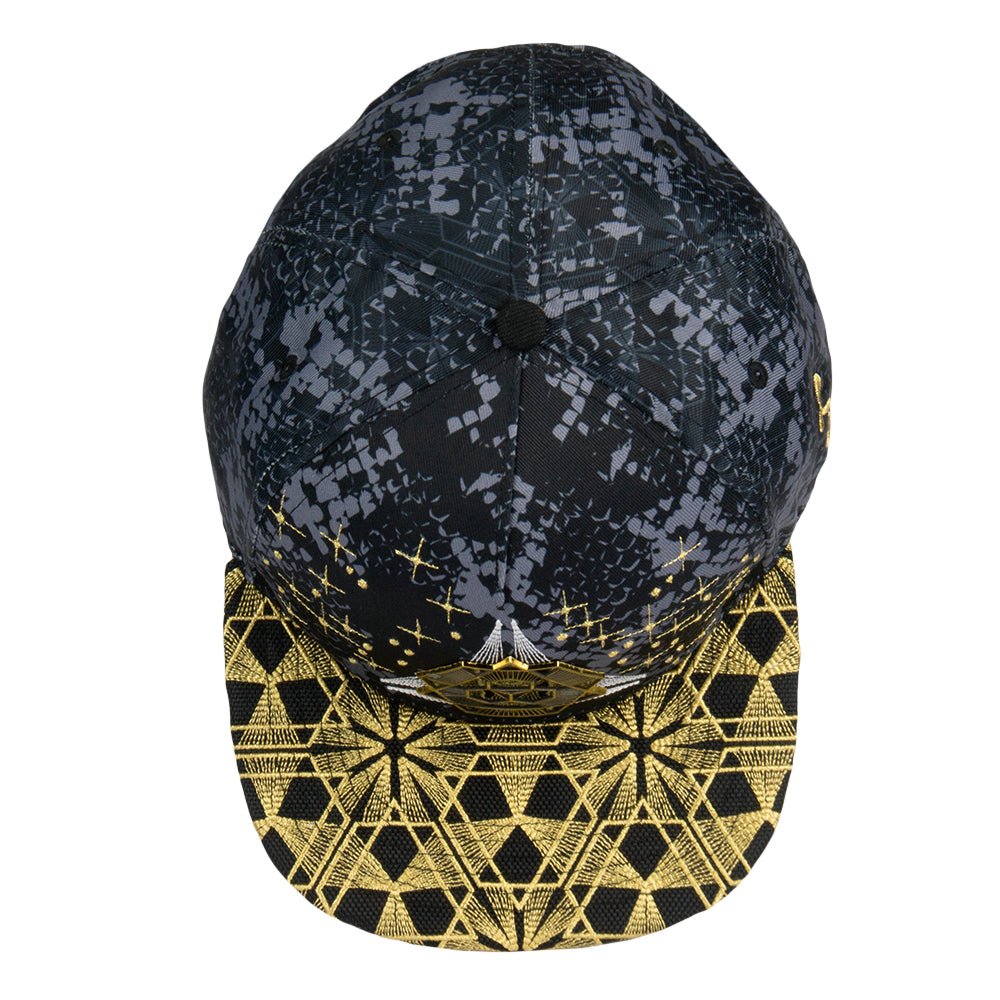 Celestial Serpent V2 Black Snapback Hat - Shop Avnu