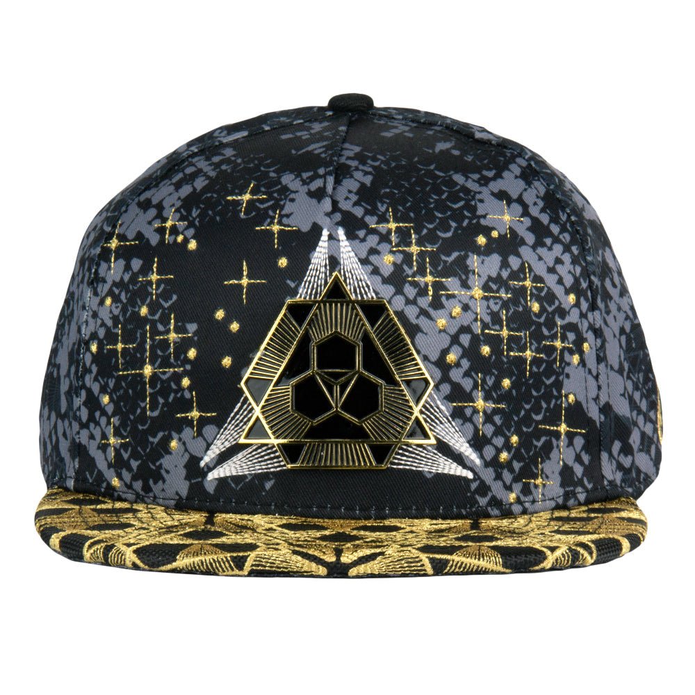 Celestial Serpent V2 Black Snapback Hat - Shop Avnu