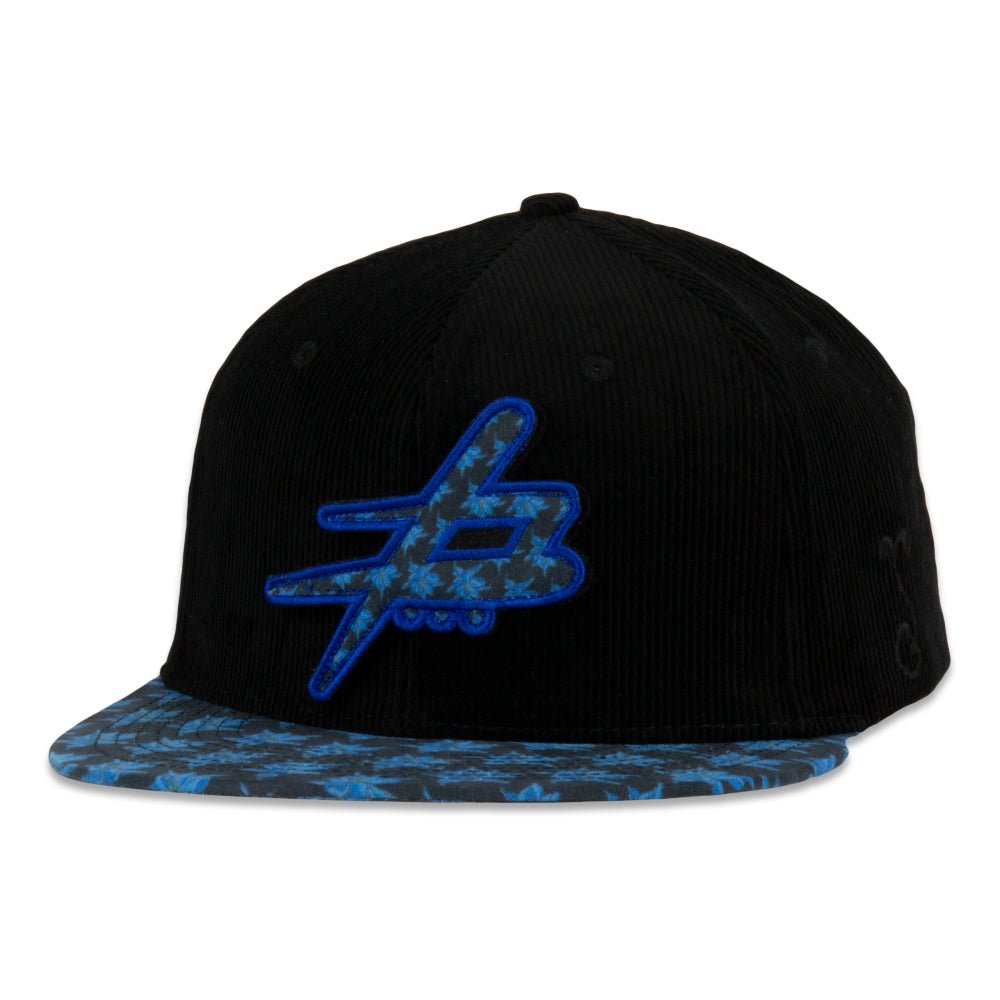 Phlo Designs Columbine Removable Logo Black Strapback Hat - Shop Avnu