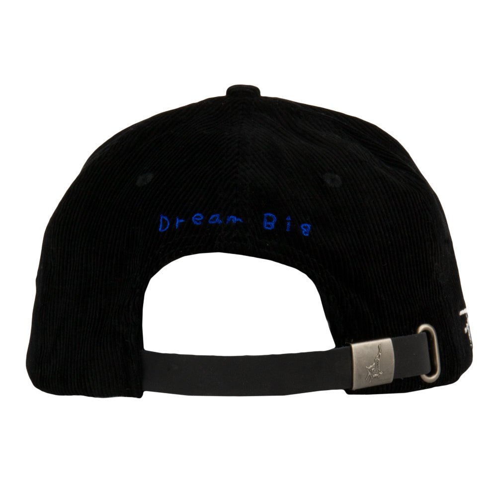 Phlo Designs Columbine Removable Logo Black Strapback Hat - Shop Avnu