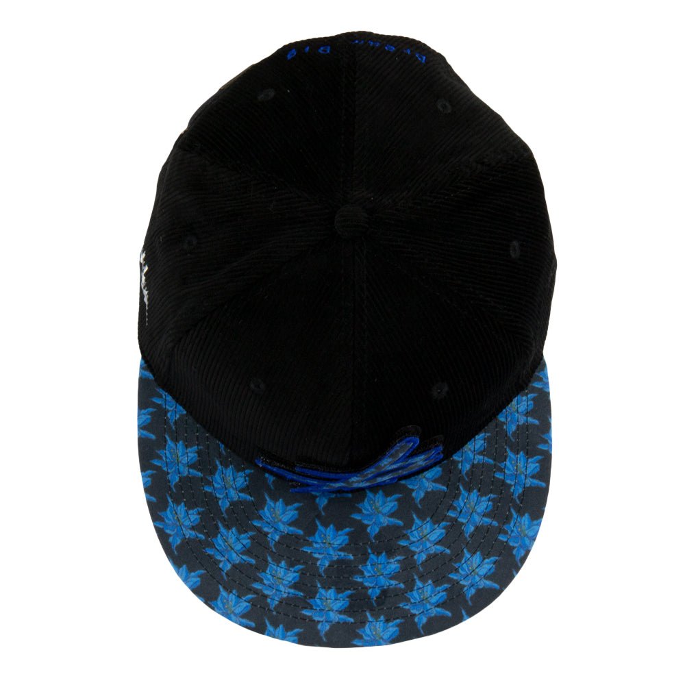Phlo Designs Columbine Removable Logo Black Strapback Hat - Shop Avnu